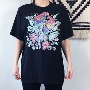 80s Vintage Oversized T-Shirt Graphic Puffy Paint